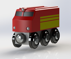 BRIO Train SolidWorks render