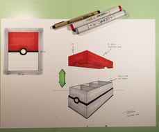 Pokemon cardbox sketch